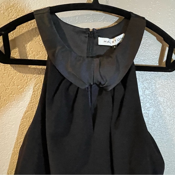 Halston Heritage NWT Halter Black Dress - Picture 2 of 8